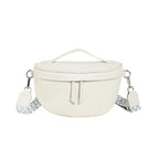 Sacoche Bandoulière Femme en Cuir Véritable avec Pochette | ÉLISE