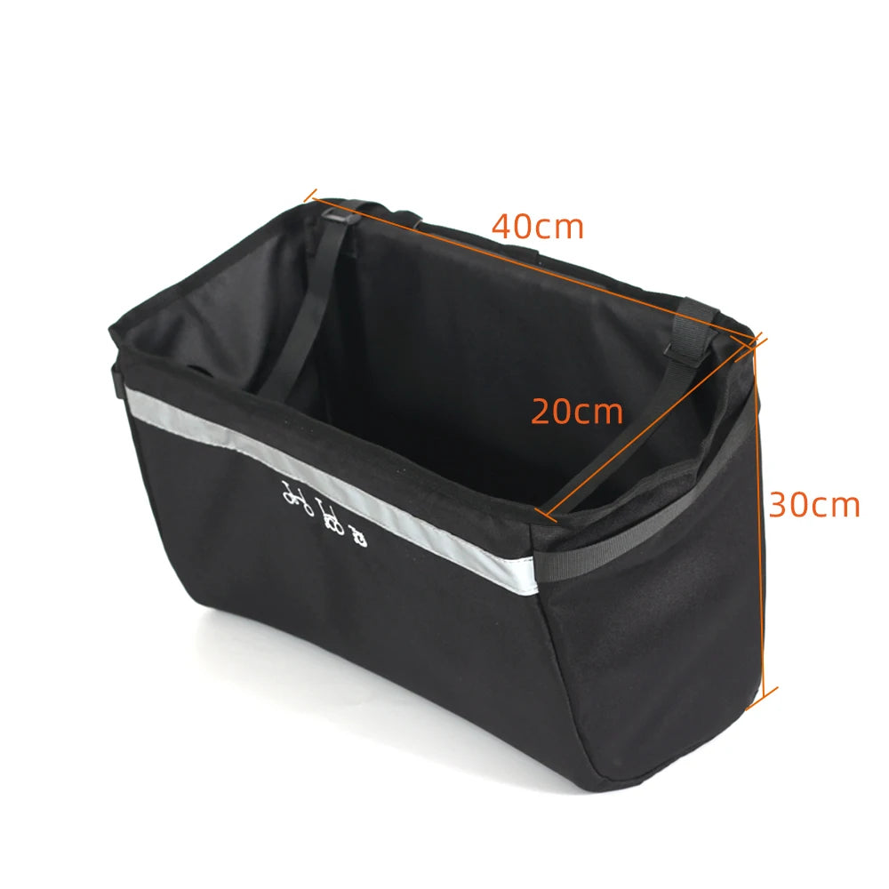 Front Storage Bag With Bracket Original Front Storage Bag For Brompton Folding Bicycle Vegetable Basket Bag And Internal Bracket