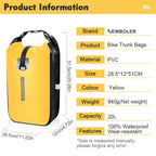 Sacoche de Vélo Latérale Étanche 10L/20L - MARCEAU